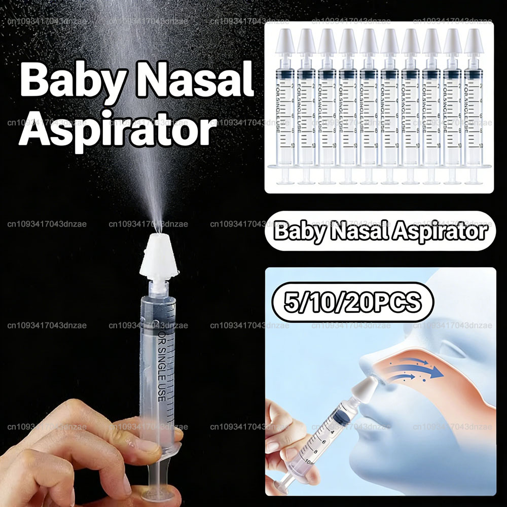 Baby Nose Cleaner - Aspirateur nasal pour bébé avec seringue,