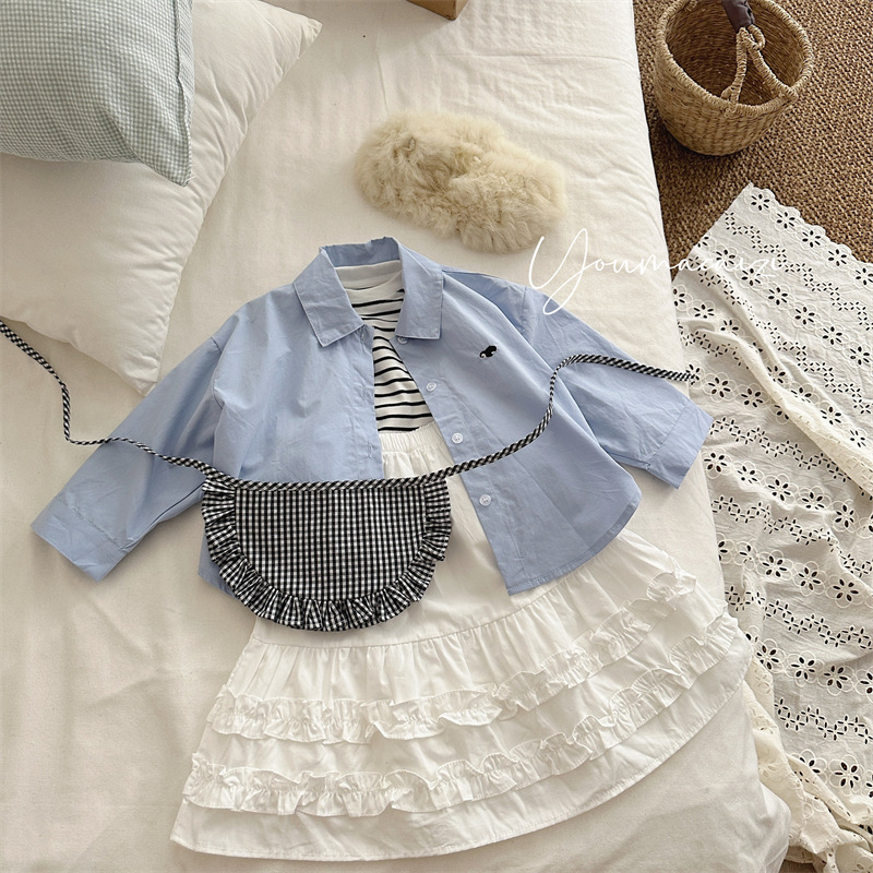 Baby Products Korean - Chemise à manches longues pour enfants,
