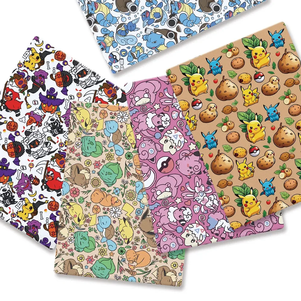 Baby Products Japan - Tissu de dessin animé Pokemon, 140x50cm,