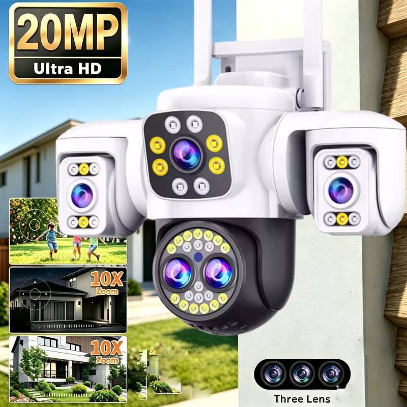 Baby Products Video - Caméra de surveillance Wi-Fi 20MP à