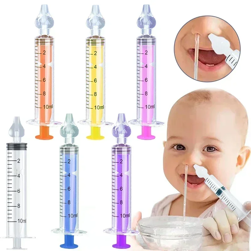Baby Nose Cleaner - Seringue d'aspirateur nasal en silicone pour