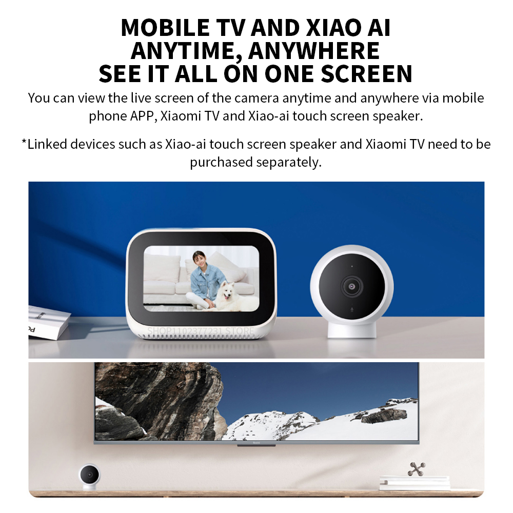 Caméra IP Xiaomi 2K 1296P WiFi - Xiaomi Baby Products avis et prix