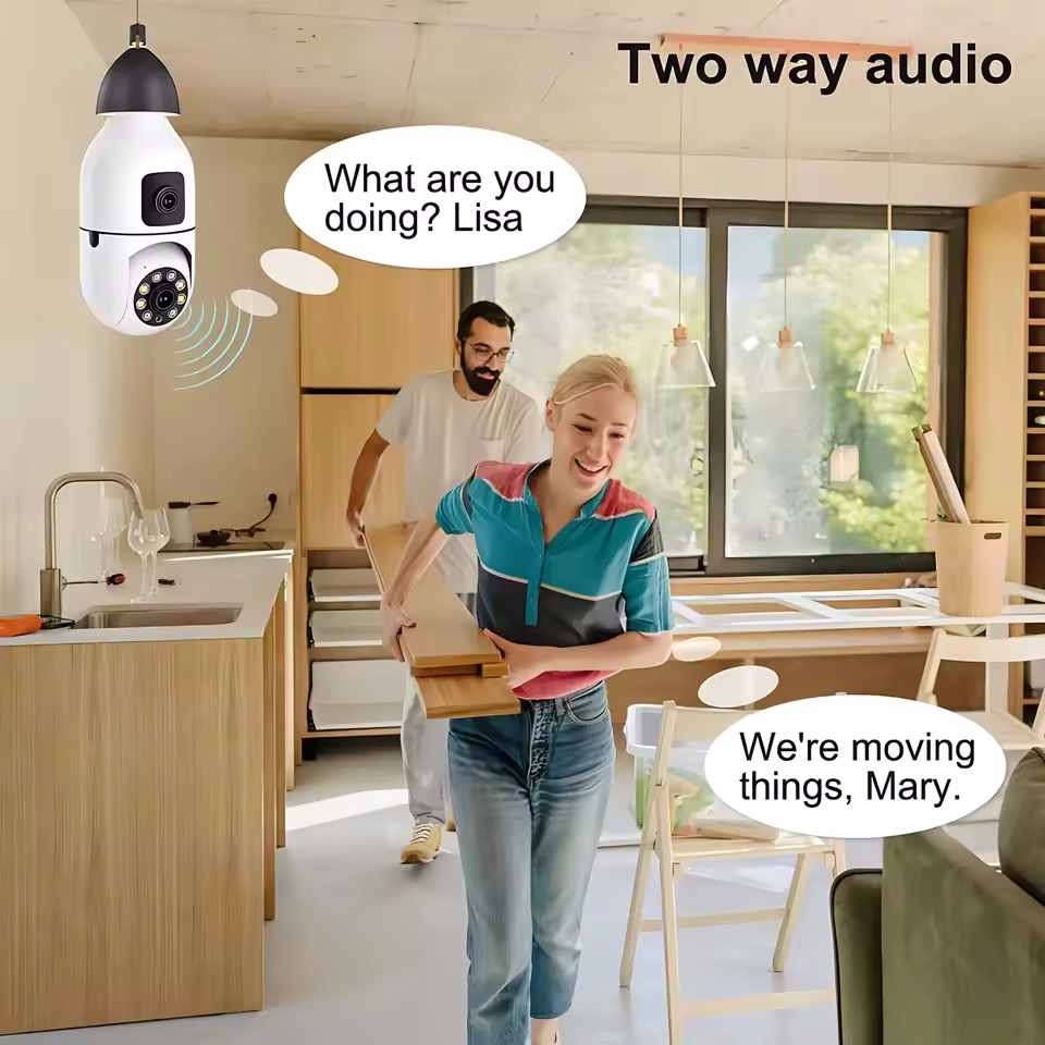 Caméra IP WiFi E27 en forme d' - Baby Products Video avis et prix