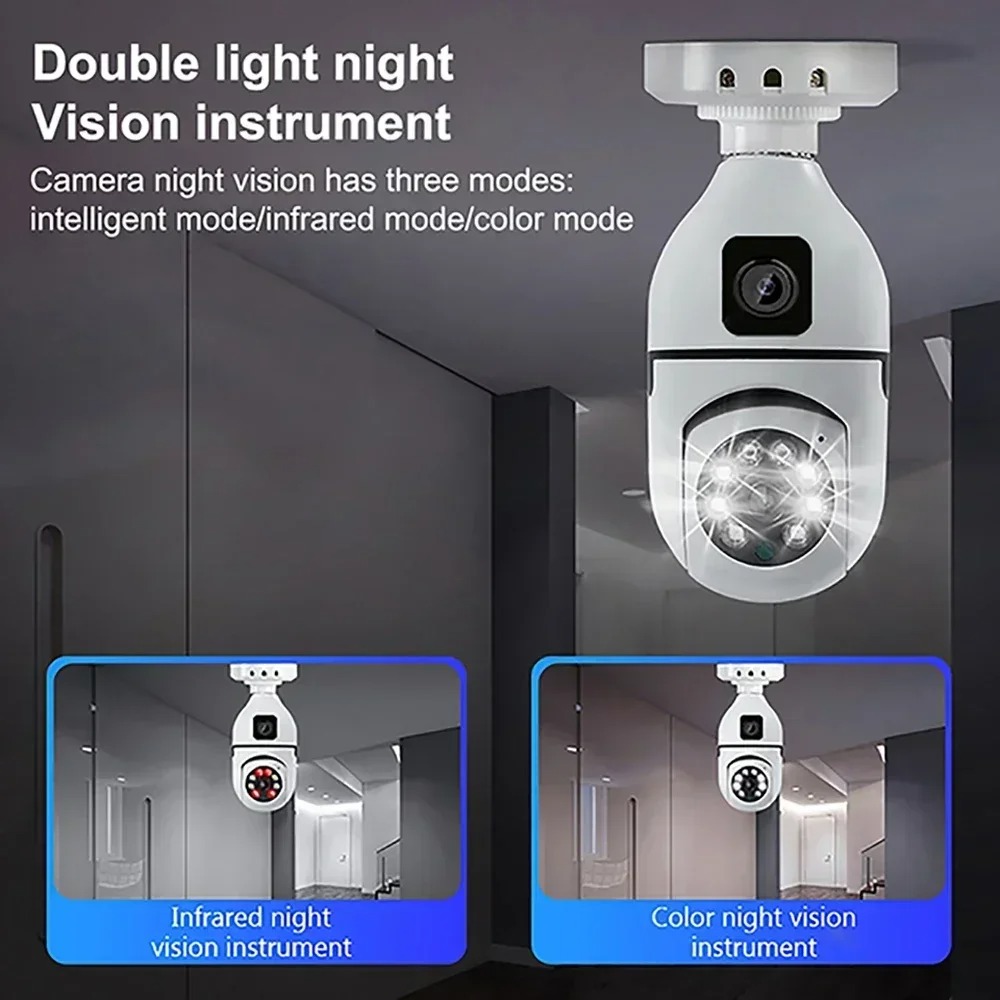 Caméra IP WiFi E27 en forme d' - Baby Products Video avis et prix