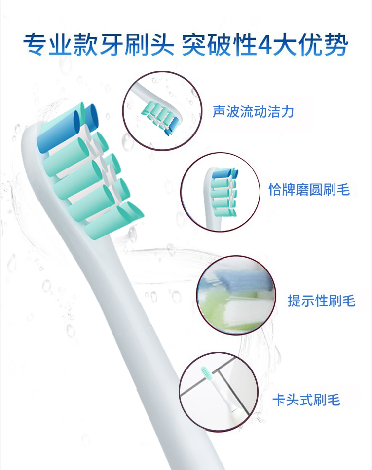 Têtes de brosse à dents de rec - Xiaomi Baby Products avis et prix