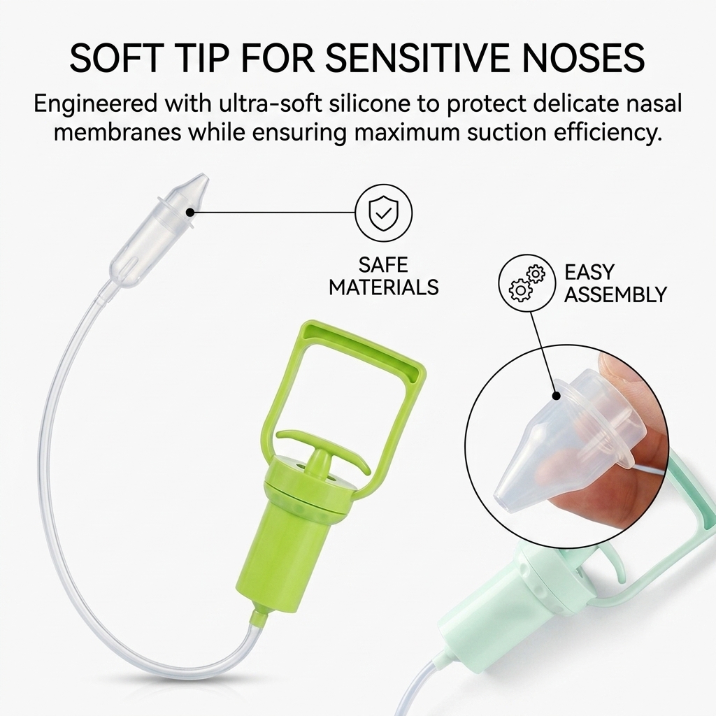 Aspirateur nasal manuel puissa - Baby Nose Cleaner avis et prix